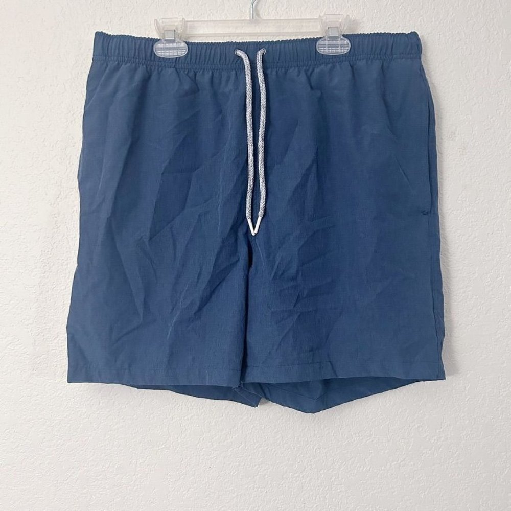 Rainforest Blue Drawstring Shorts Men's Size L